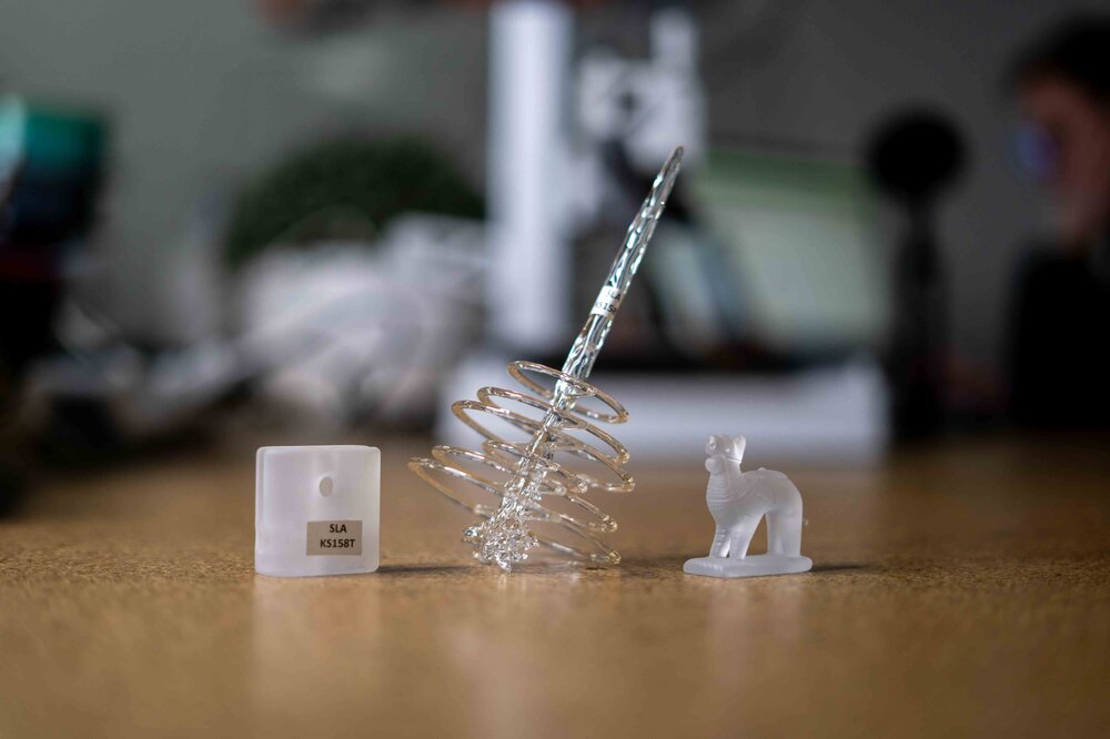 KAD3D Melbourne SLA KS158T 3D-printed prototypes