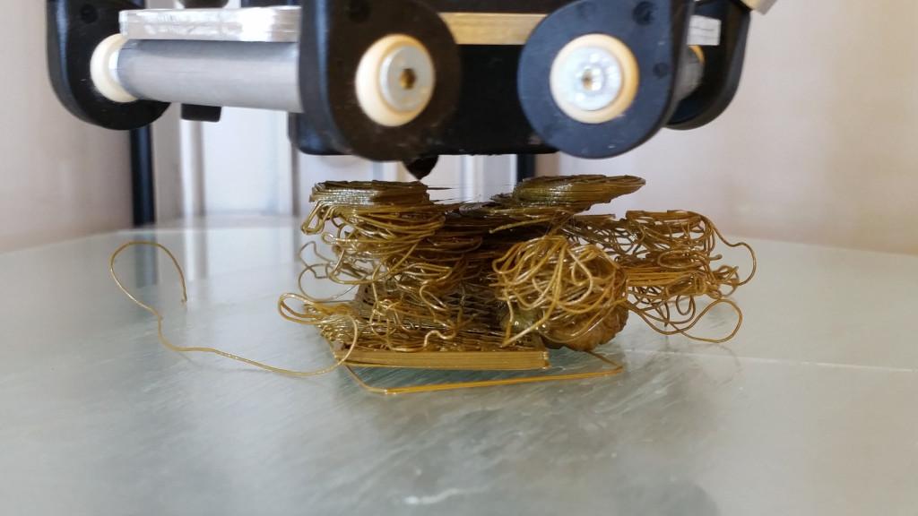 ABS Filament Review - Bed Adhesion Fail