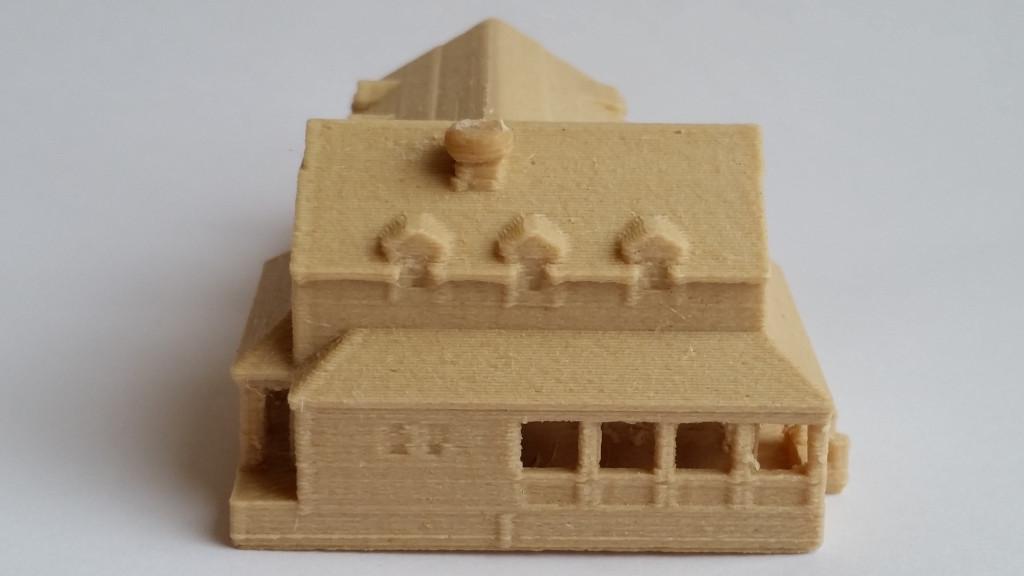 3D Printing in Wood - House for the Scenery