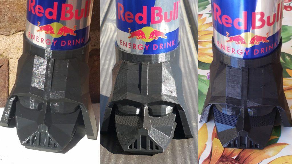 Darth Vader Koozie on Different Backgrounds