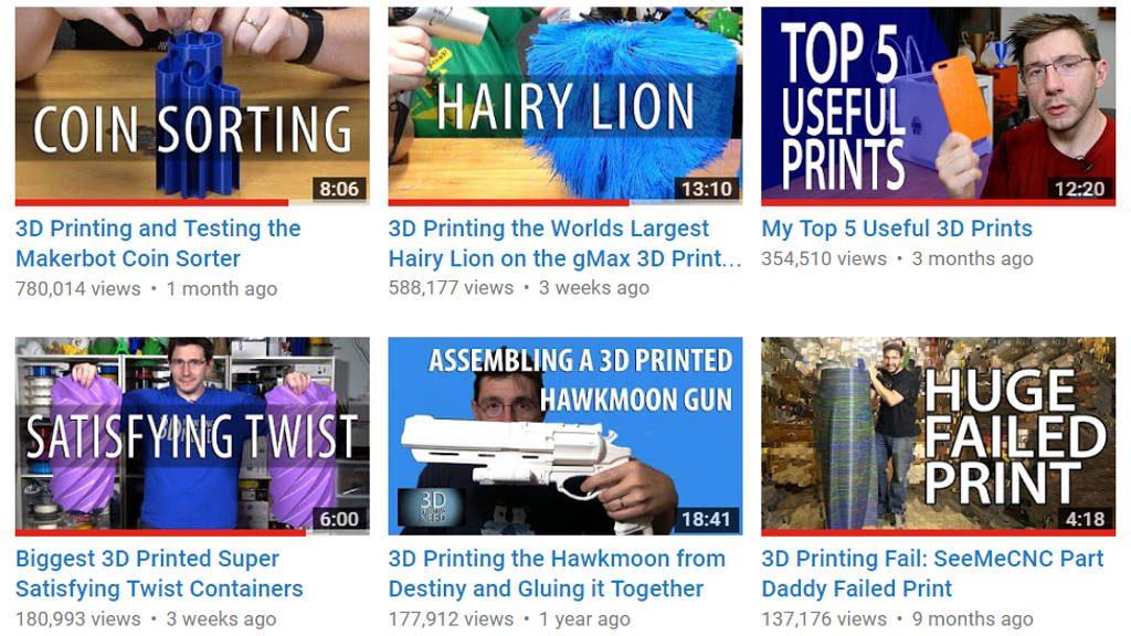 Joel Telling aka 3D Printing Nerd - YouTube Channel