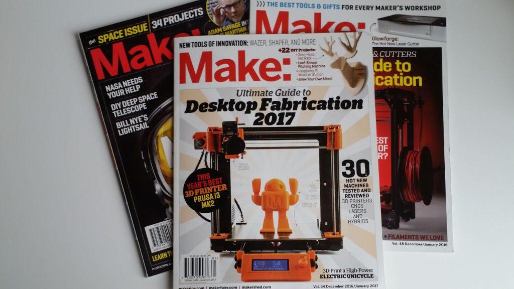 Original Prusa i3 MK2 in Make Magazine