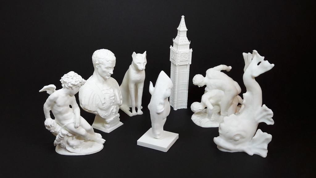 3D Printed Models from Scan The World Collection