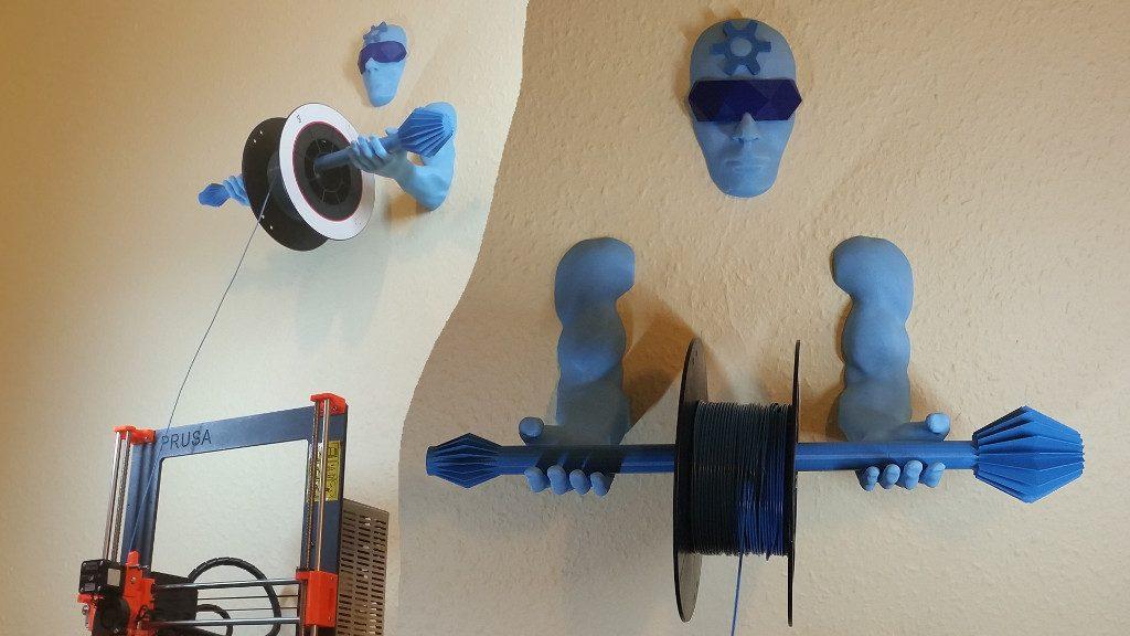 Wall Mounted Spool Holder - 3D Printing Guardian