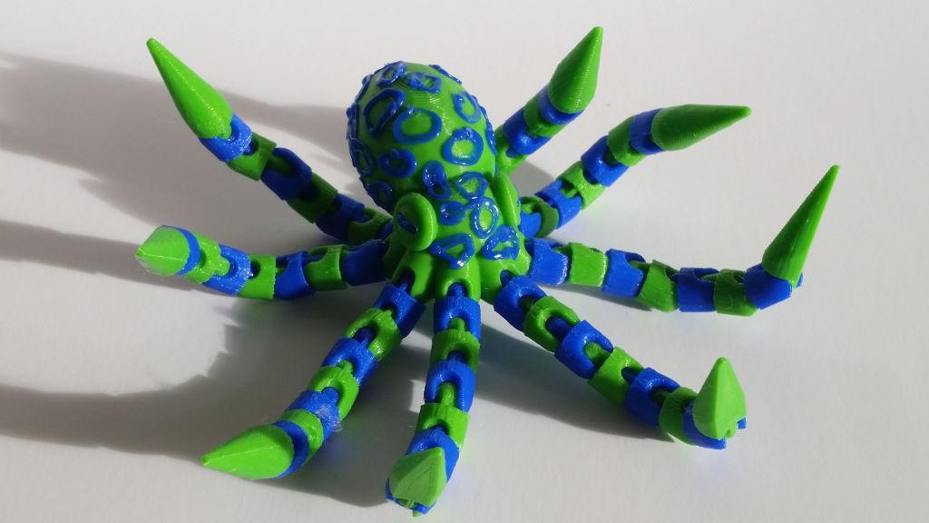 3D Pen Decoration - 3D Printed Most Poisonous Octopus