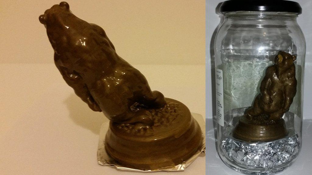ABS Acetone Vapour Smoothing - Failed Attempt - A Bear in a Glass Jar