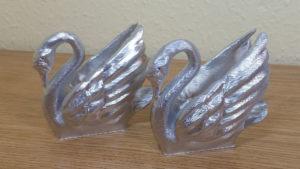 Odile The Swan - After - Silver Spray Paint
