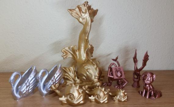 Spray Painting 3D Printed Models Gallery