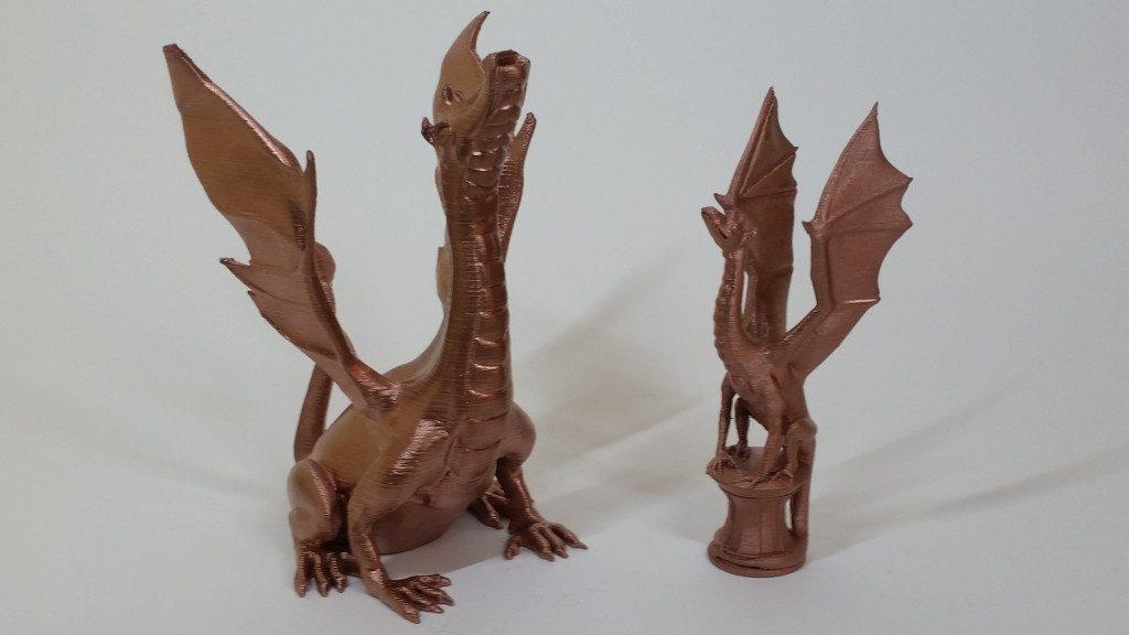 Spray Painting 3D Printed Models Gallery - Dragons