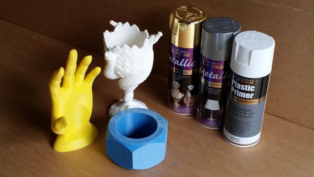 Spray Painting 3D Printed Models Gallery - Tips & Tricks