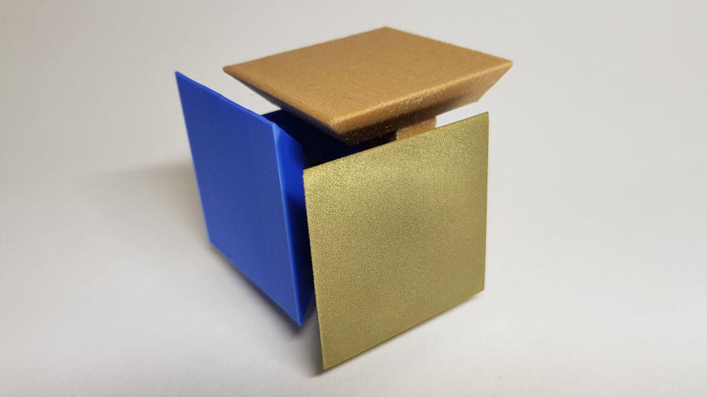WRB Cube - Plastic Metal & Wood Composites - 3D Printing Materials for Desktop 3D Printers
