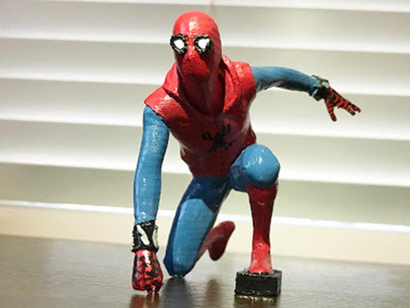 3D Printed Spider-man by anmolmaker