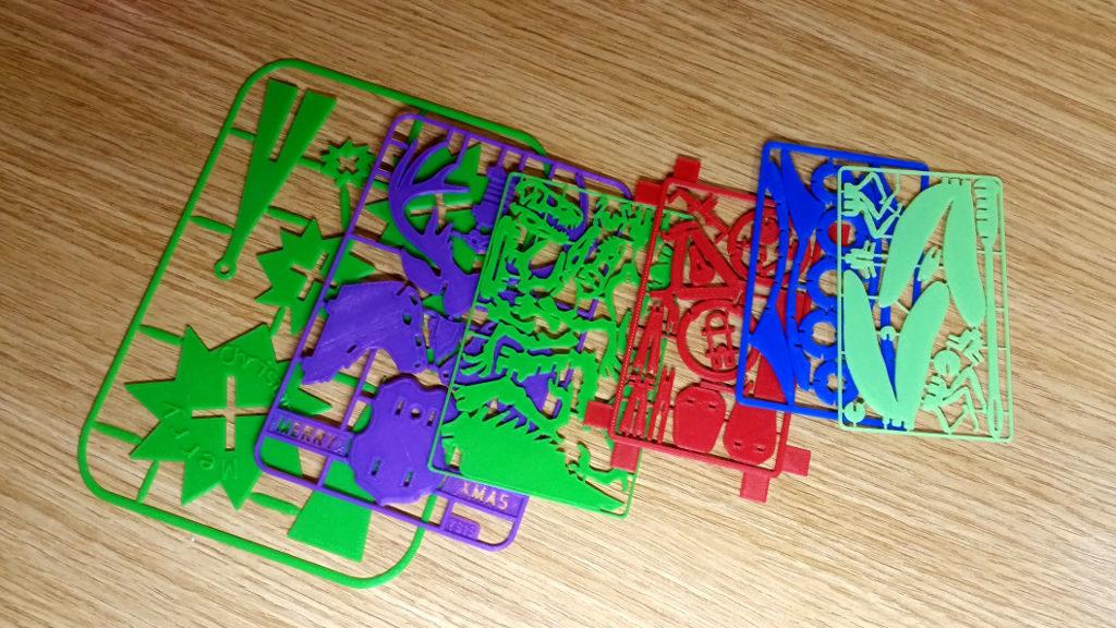 3D Printed Business Card Sized Models