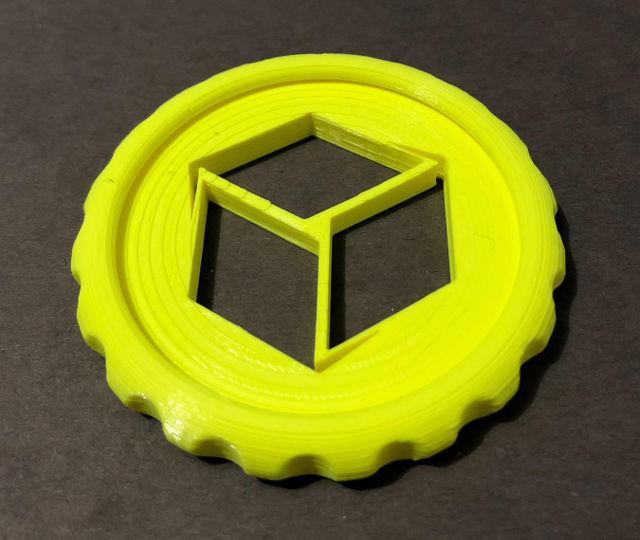 Yellow PLA - 3DNow Maker Coin