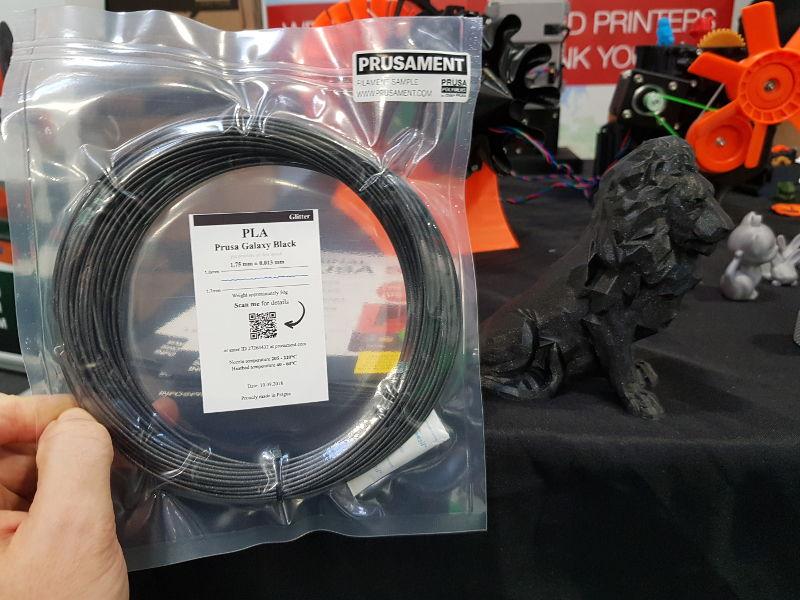 Prusament Sample - Galaxy Black PLA