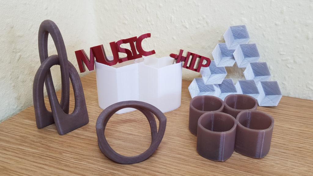 3D Printed Illusion - Optical & Text Flips