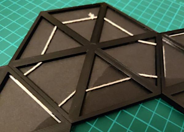 Hexagon Filament Saving Bases - Setup Using Strings