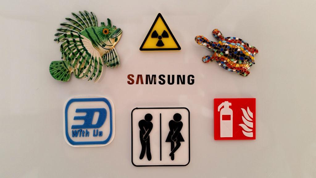 3D Printed Fridge Magnets In Comparison