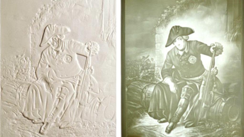 Friedrich II - 3D Printed Lithophane - Photo by Elke Wetzig