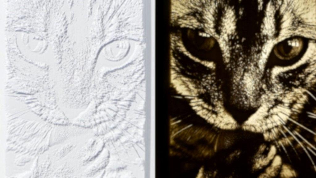 The Cat - Photo to Lithophane