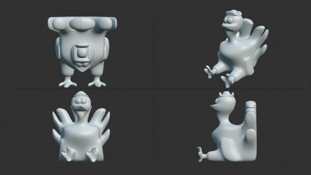 3DBlockZoo Turkey - The First Version of the Birds 3D Model