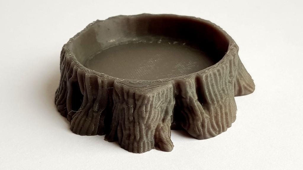 The Animated Stump 3D Model with a Tree Bark – Beer or Wine Coaster