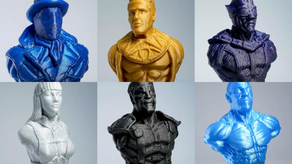 Collection of Watchmen - Fan Art by Rober Rollin - 3D Printed by 3DPrintDad