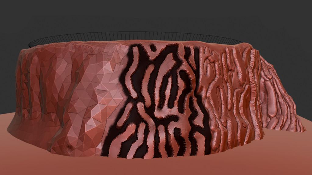 3D Printed Coaster - 3D Design Process in Blender - Texturing Techniques