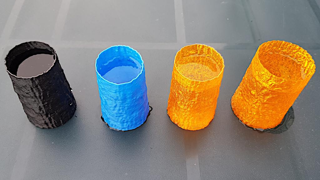 Flexible Filament 3D Printed in Vase Mode with 0.8mm Nozzle