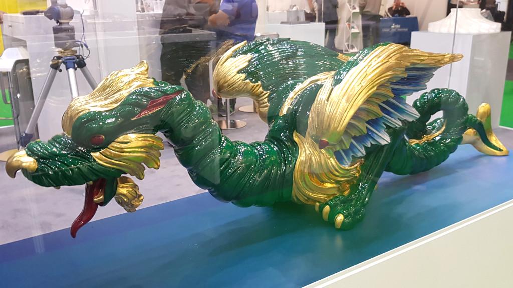 3D Printed Dragon - TCT Show - 3D Systems' Stand