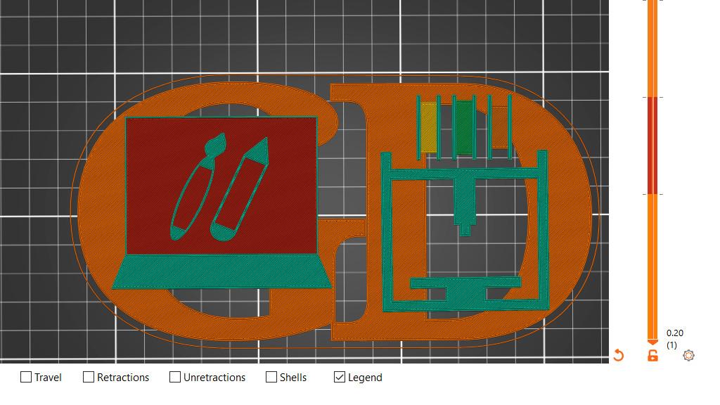 边做边流奶水的人妻 Graphic Design with 3D Printer - Preview in PrusaSlicer