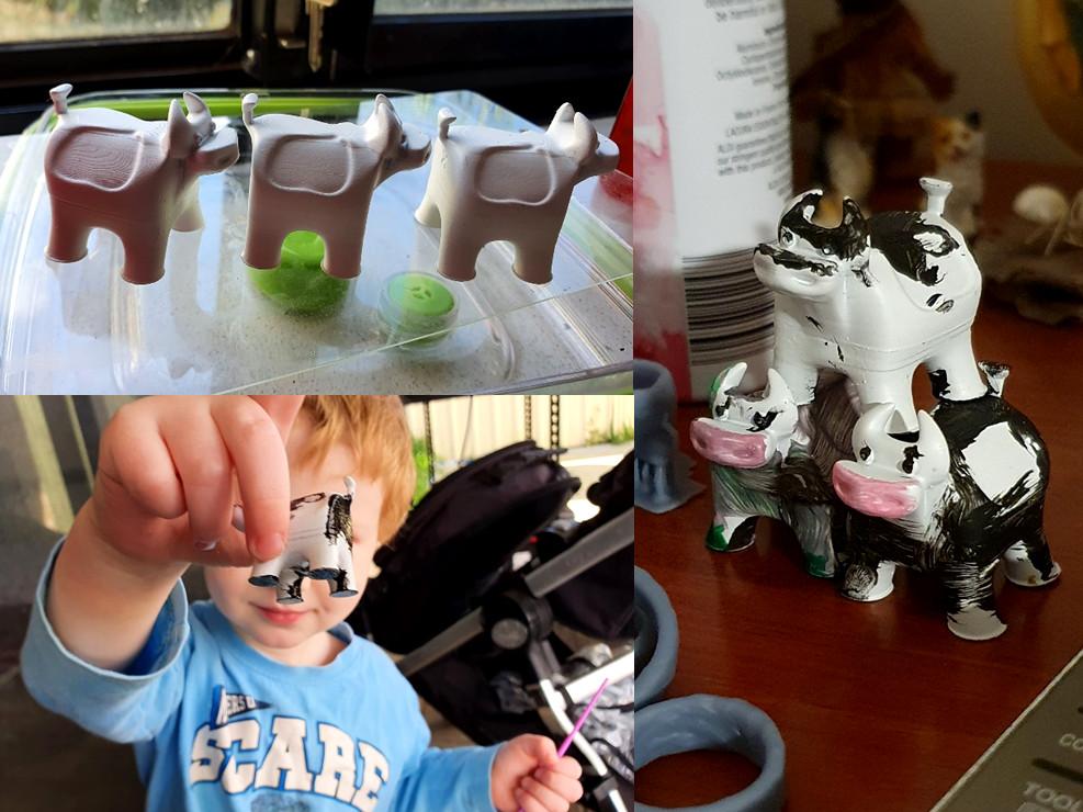 Painting Makes Printed on SLA Resin 3D Printer