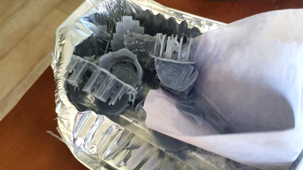Resin 3D Printing can be a messy job!