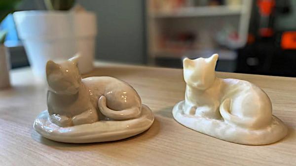 3D Scanned and 3D Printed Cat Using Scandy PRO 3D Photo iOS App