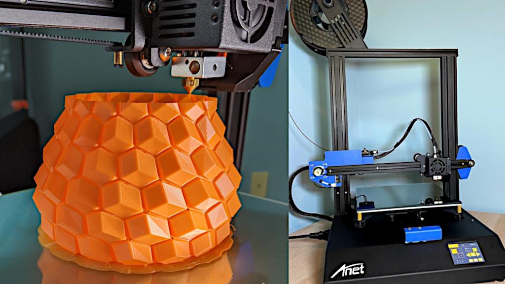 Anet 3D Printer ET4X in Action