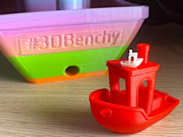 3DBenchy Printed with .2mm, .4mm and .8mm Size Nozzles