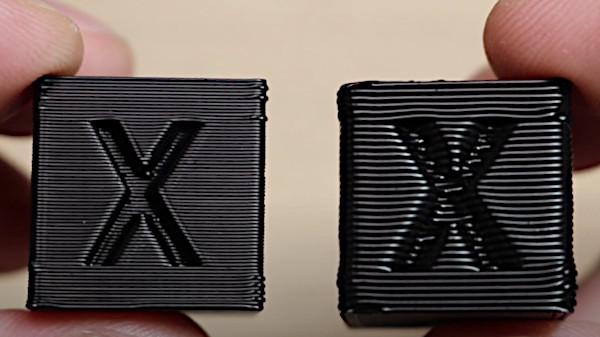 XYZ Cube 0.4mm and 0.8mm Nozzle and Their Settings Results