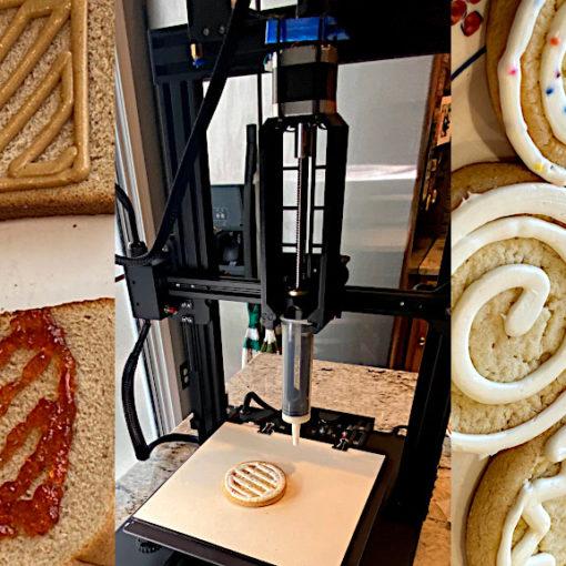 3D Printing Food with a Paste Extruder
