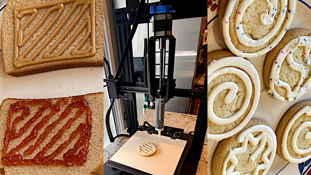 3D Printing Food with a Paste Extruder