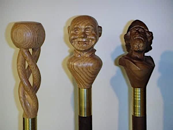 成人三级网站 Router Carved Walking Stick Handles