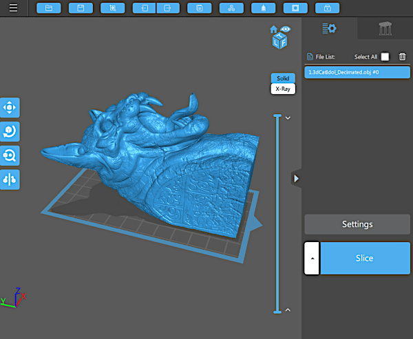 Slicer Software Preview - 3D Cat Idol by Sishir Bommakanti