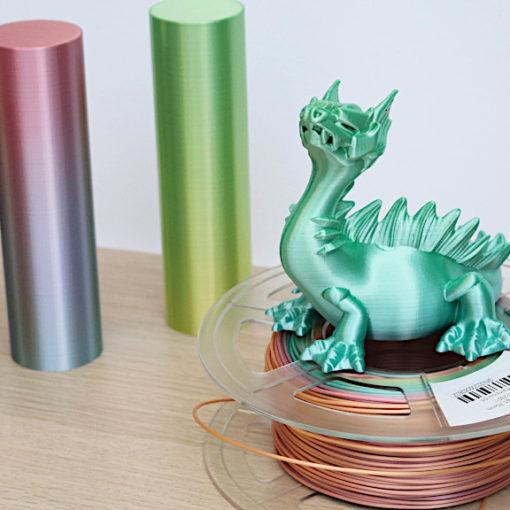 Rainbow Silk PLA Filament Review