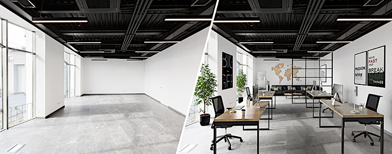 Virtual Staging Example