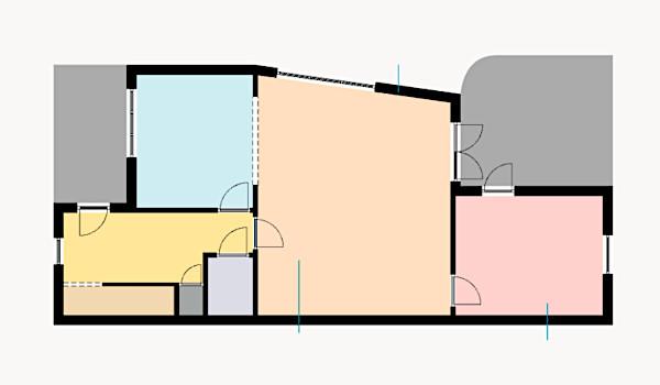 Floor Plan in Floorplanner Virtual Home Design App