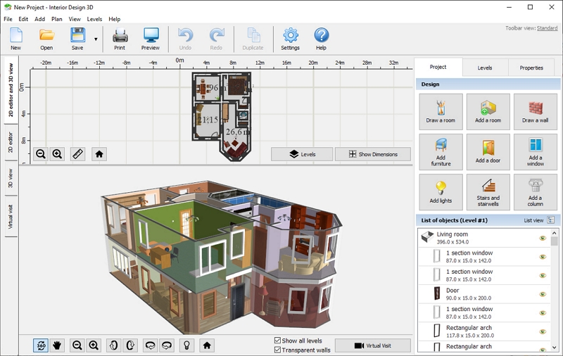 Interior Design 3D Software
