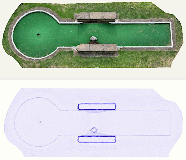 3D Captured Mini Golf Field and Blueprint Feature