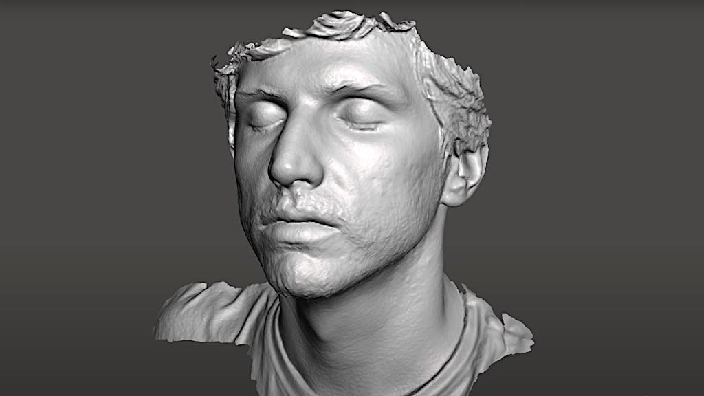 3D mesh generated by the Revopoint POP
