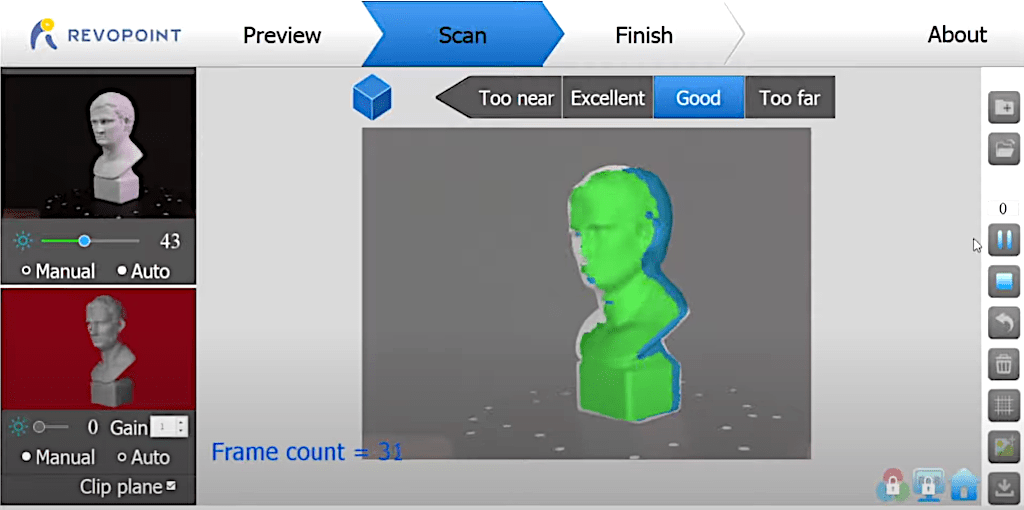 HandyScan App - Software Interface