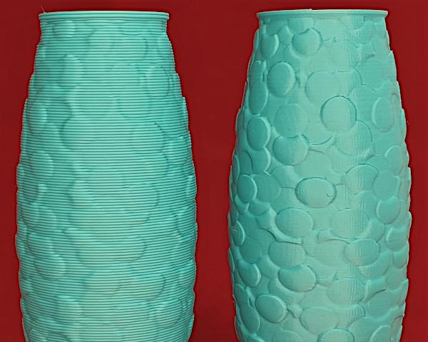 0.35mm and 0.1mm Layer Height Comparison