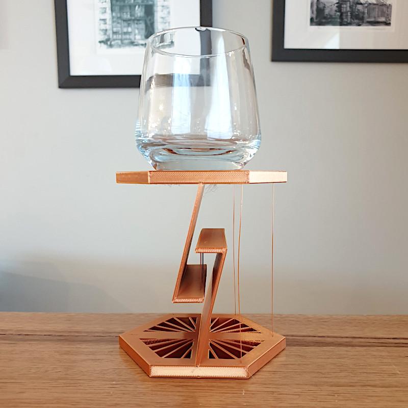 3D Printed Hexagonal Tensegrity Table